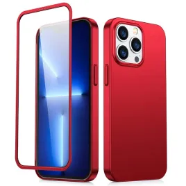 etui-pokrowiec-do-iphone-13-pro-max-obudowa-na-tyl-i-przod-szklo-hartowane-czerwony