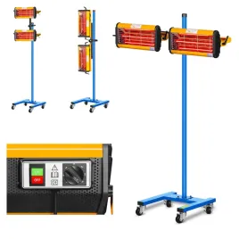 promiennik-ciepla-podczerwieni-lakierniczny-do-suszenia-farb-na-statywie-2200w-ir-dryer2000-2
