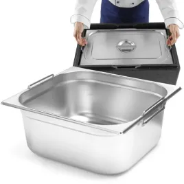 pojemnik-gastronomiczny-gn-2-3-z-chowanymi-uchwytami-354x325x150mm-13l-hendi-817247