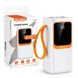 teltech-power-bank-5a-22-5w-kable-typ-c-lightning-bialy-50000mah