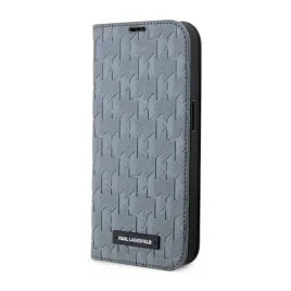 karl-lagerfeld-booktype-saffiano-monogram-etui-iphone-14-pro-max-srebrny