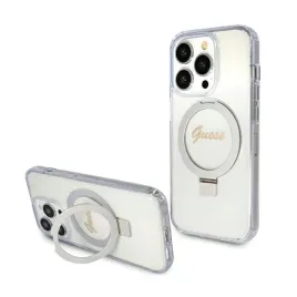 guess-ring-stand-script-glitter-magsafe-etui-iphone-15-pro-przezroczysty