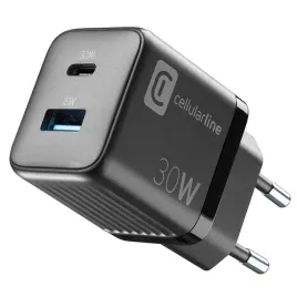 cellularline-multipower-micro-gan-ladowarka-sieciowa-usb-c-and-usb-a-power-delivery-30w-czarny