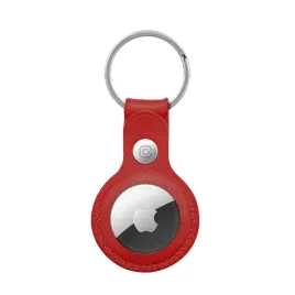 crong-leather-case-with-key-ring-skorzane-etui-ochronne-brelok-do-apple-airtag-czerwony
