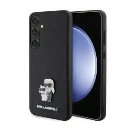 karl-lagerfeld-saffiano-karl-and-choupette-metal-pin-etui-samsung-galaxy-s24-czarny
