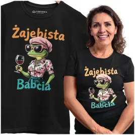 koszulka-dla-babci-prezent-dzien-babci-zajebista-babcia