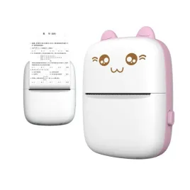 mini-kot-drukarka-termiczna-do-etykiet-sciag-z-telefonu-bluetooth-fun-print-rozowa