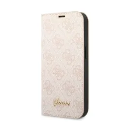guess-4g-metal-camera-outline-booktype-case-etui-iphone-14-pro-max-rozowy