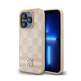 dkny-leather-checkered-mono-pattern-and-printed-stripes-etui-iphone-15-pro-rozowy