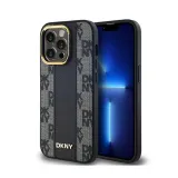dkny-leather-checkered-mono-pattern-magsafe-etui-iphone-14-pro-max-czarny
