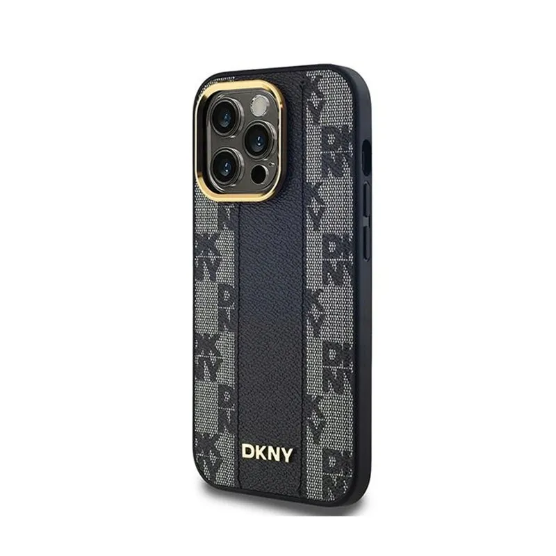 dkny-leather-checkered-mono-pattern-magsafe-etui-iphone-14-pro-max-czarny