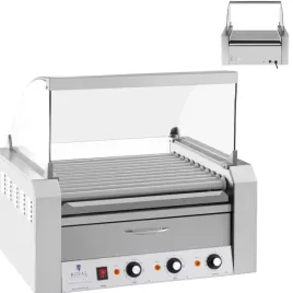 roller-grill-rolkowy-z-oslona-i-szuflada-grzewcza-do-bulek-20-parowek-hotdog-2600w-230v-royal-catering