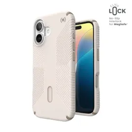 speck-presidio2-grip-clicklock-and-magsafe-etui-iphone-16-bleached-bone-heirloom-gold-hazel-brown