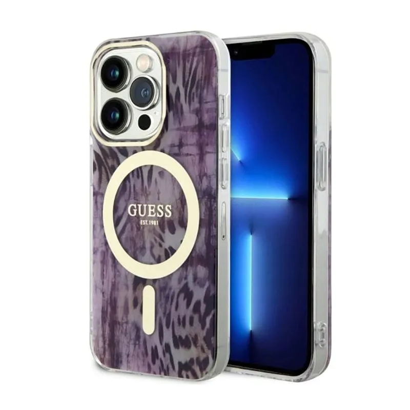 guess-leopard-magsafe-etui-iphone-14-pro-rozowy