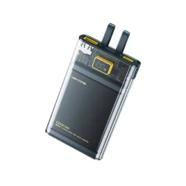 wekome-wp-323-vanguard-series-power-bank-10000-mah-super-charging-z-wbudowanym-kablem-usb-c-and-lightning-pd-20w-qc-22-5w-czarny-przezroczysty