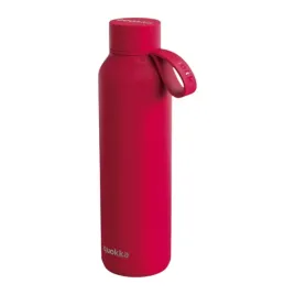 quokka-solid-with-strap-butelka-termiczna-ze-stali-nierdzewnej-630-ml-z-paskiem-cherry-red