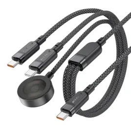 3w1-kabel-przewod-usb-c-2x-usb-c-ladowarka-apple-watch-qi-480mb-s-100w-1-2m-czarny