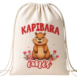 plecak-bawelniany-personalizowany-kapibara-capybara-zwierzak-dla-dzieci