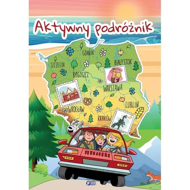 KSIĄŻKA DLA DZIECI AKTYWNY PODRÓŻNIK ZADANIA ŁAMIGŁÓWKI PODRÓŻNICZE