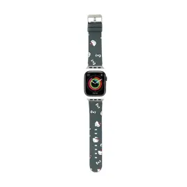 hello-kitty-heads-and-bows-pattern-pasek-do-apple-watch-38-40-41-mm-czarny