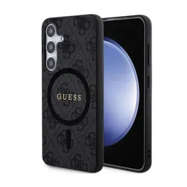 guess-4g-collection-leather-metal-logo-magsafe-etui-samsung-galaxy-s24-czarny