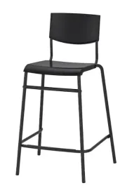 ikea-stig-stolek-barowy-63-cm-hoker-czarny