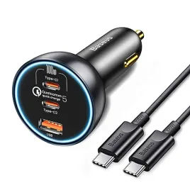 ladowarka-samochodowa-z-technologia-qualcomm-quick-charge-5-usb-c-usb-a-160w-szara
