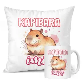 zestaw-personalizowany-kubek-poduszka-kapibara-capybara-zwierzak-prezent