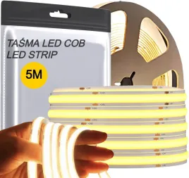 tasma-led-cob-12v-5m-rolki-320-led-m-neon-4000k-neutralna-biala-900lm-mocna