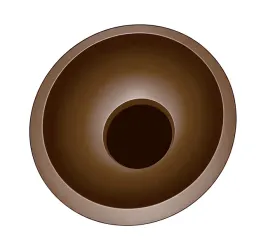 plafon-coco-40-cm-coffee-led