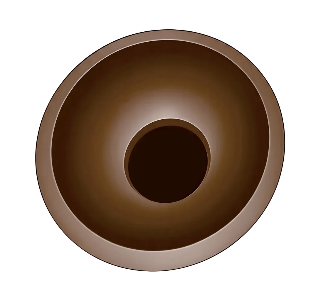 plafon-coco-40-cm-coffee-led