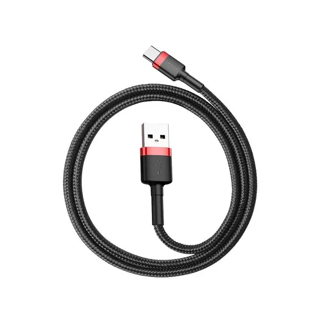 kabel-usb-do-usb-c-baseus-cafule-2a-2m-czerwono-czarny-stan-opakowania-oryginalne