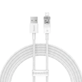 kabel-przewod-w-oplocie-do-iphone-explorer-series-usb-lightning-2-4a-2m-bialy