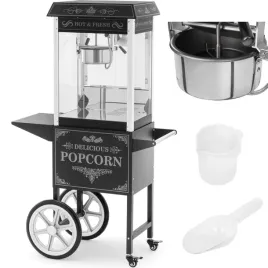 profesjonalna-maszyna-do-popcornu-na-wozku-z-oswietleniem-retro-88-l-1600-w-czarna