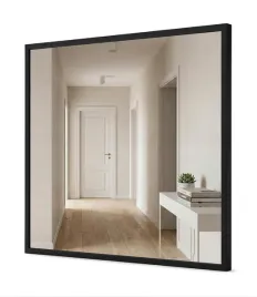 lustro-w-czarnej-ramie-aluminiowej-waska-k-70x70-kwadrat
