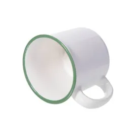 kubek-ceramiczny-emaliowany-300-ml-do-sublimacji-bialy-z-zielonym-rantem