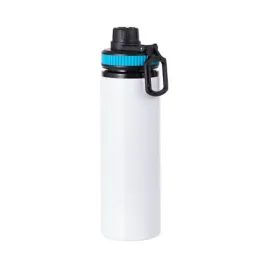 bidon-aluminiowy-850-ml-bialy-z-zakretka-z-niebieska-wstawka-do-sublimacji