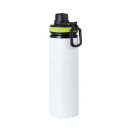 bidon-aluminiowy-850-ml-bialy-z-zakretka-z-zielona-wstawka-do-sublimacji