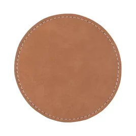 skorzana-okragla-podkladka-pod-kubek-do-sublimacji-brazowa