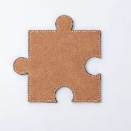 skorzana-podkladka-pod-kubek-w-ksztalcie-puzzla-do-sublimacji-brazowa