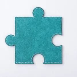 skorzana-podkladka-pod-kubek-w-ksztalcie-puzzla-do-sublimacji-zielona