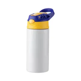 bidon-dla-dzieci-360-ml-ze-stali-nierdzewnej-do-sublimacji-bialy-z-zolto-