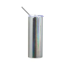 kubek-600-ml-ze-slomka-do-sublimacji-metalizowany-srebrny-z-brokatem