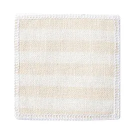 plocienna-podkladka-pod-kubek-10-x-10-cm-kremowa-w-zolte-paski-do-sublimacj