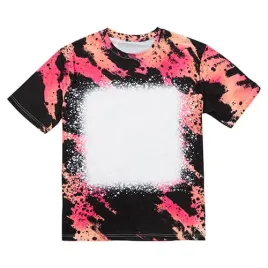 koszulka-cotton-like-bleached-leopard-wild-black-do-sublimacji