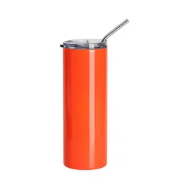 kubek-600-ml-ze-slomka-do-sublimacji-pomaranczowy-neon