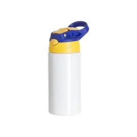bidon-aluminiowy-500-ml-bialy-z-zolta-zakretka-i-niebieskim-uchwytem-do-sub