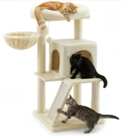 drapak-dla-kota-96cm-bezowy-domek-legowisko-hamak-sizal-3-poziomy