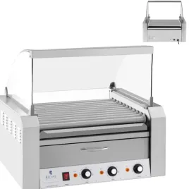 roller-grill-rolkowy-z-oslona-i-szuflada-grzewcza-do-bulek-20-parowek-hotdog-2600w-230v-royal-catering