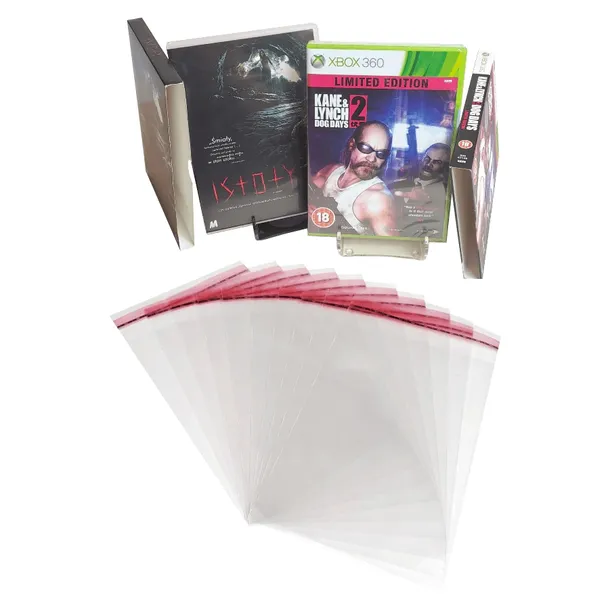 Woreczki ochronne na DVD + Obwoluta/Slipcase 50szt (Gry PC, Filmy)